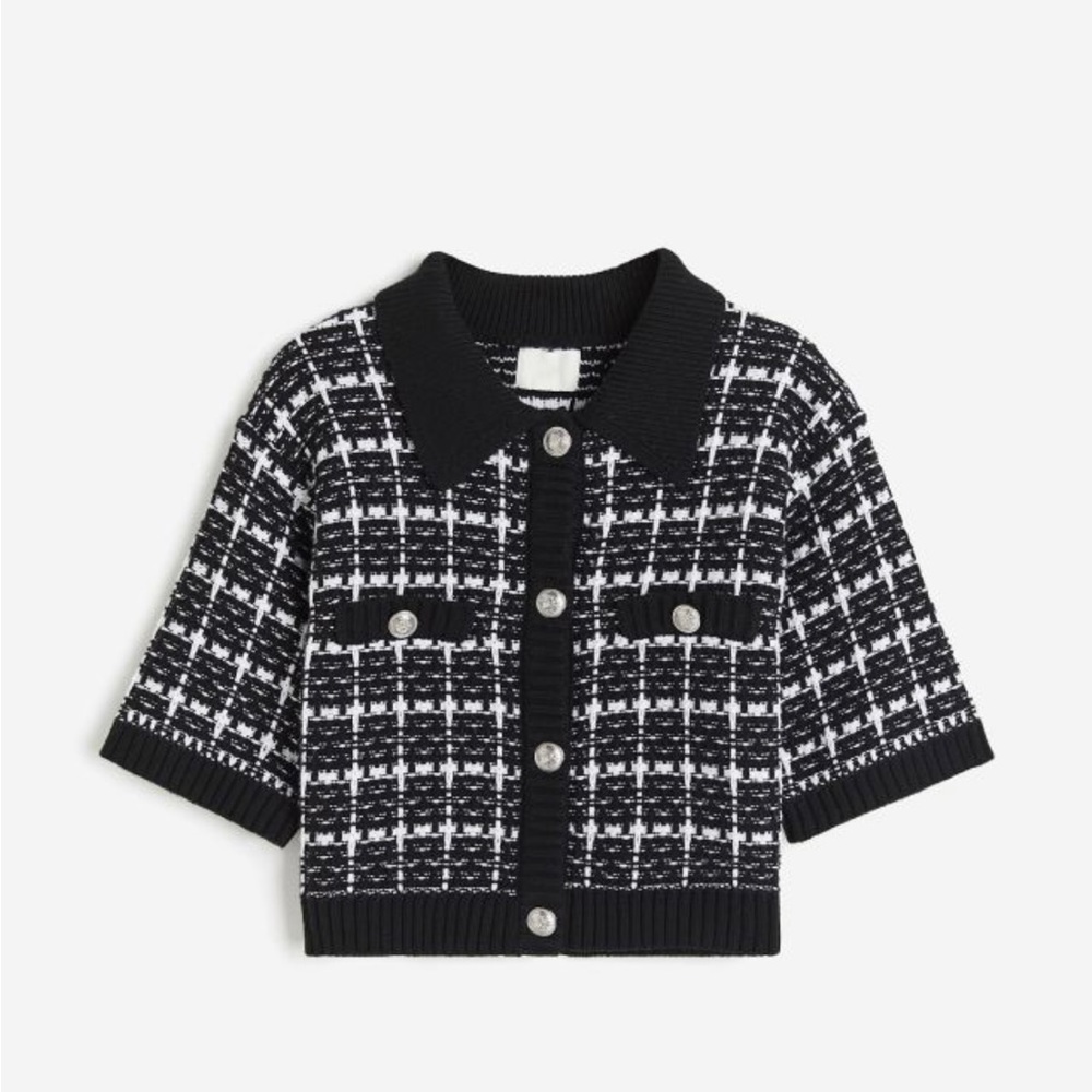NWT H&M cardigan with collar SOLD OUT in stores